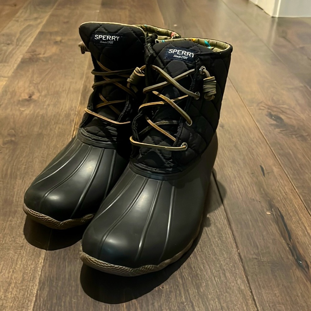 Sperry- Saltwater Quilted Nylon Duck Boots